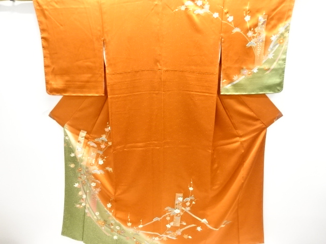 JAPANESE KIMONO / HOMONGI / UNUSED / TANZAKU